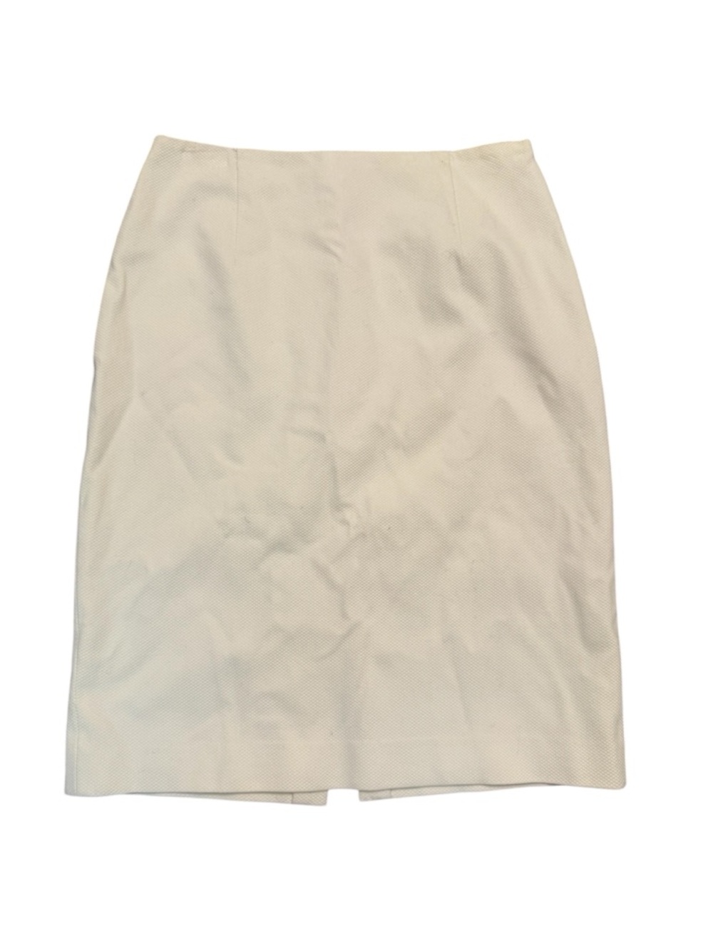 Kurt Geiger Cream Textured Pencil Skirt